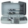 TerMight™ TMT8010 5-Piece Double Flute Drill Bit Set for Wood with Storage Case