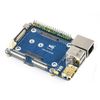 Mini Base Board for Raspberry Pi Compute Module 4 Lite/EMMC Series Module, with CM4 Socket, Raspberry Pi 40PIN GPIO Header, and Multiple Connectors, for Evaluating CM4 or Integrated into End Product