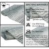 100% Cotton Gradiation Collection Machine Washable 5-Pcs Set with Contour, Gray