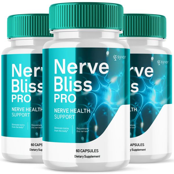 Nerve Bliss Pro Advanced Support Formula Maximum Strength Vitamin 180 Capsules
