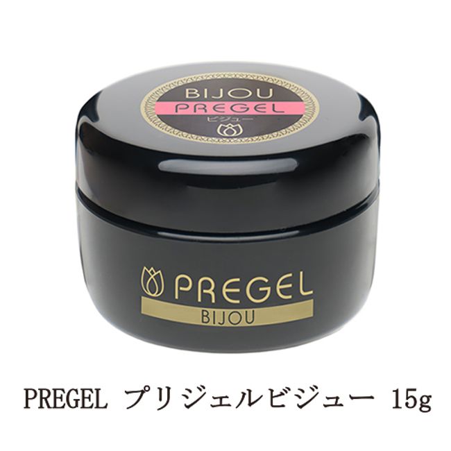 PREGEL PREGEL Bijou 15g [Medium size] Adheres well to nail parts Bijou nails Gel nails Clear gel Soak-off type Soft gel type Self-nail Nail art Nail parts New