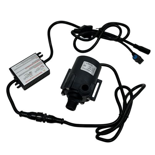 SHYSKY Speed/Flow Adjustable Smart Brushless Water Pump DC55E-12120A 12VDC 54W 12m 39ft 528GPH Low Noise, For Water Circulation Pressurization Cooling sys