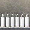 Mrs Hinch Customisable DIY Refillable 500ml PET Plastic Lotion Pump Bottle - Silver/White