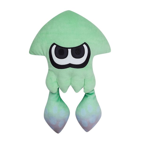 Splatoon 3 All Star Collection Squid (M) Light Blue, W10.2 x D4.3 x Height 15.7 inches (26 x 11 x 40 cm), Plush Toy SP37