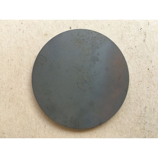 3/8" Steel Pizza Plate, 3/8" x 11" Diameter