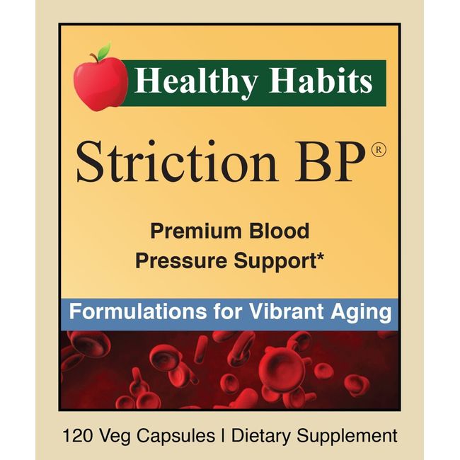 StrictionBP Blood Health Support Supplement - Striction BP 120 Veggie Capsules