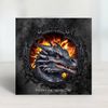 Black Dragon Gothic style Fathers Day card