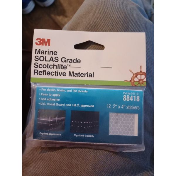 3M Marine SOLAS Grade Scotchlite Reflective Material Item#0511311-8
