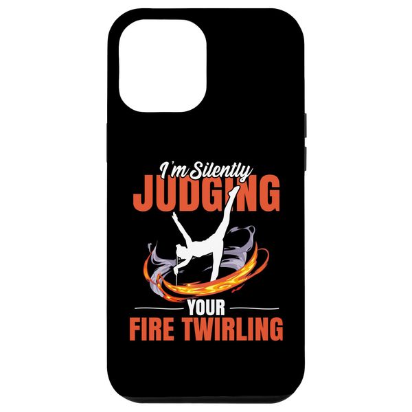 iPhone 15 Plus Fire Baton Twirling Stuff Majorette Uniform Fire Batons Case