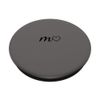 Black Initial Letter M Heart Minimalist Gray PopSockets Swappable PopGrip