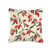 Goji Berry Fruit Pattern Throw Pillow