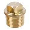 AB Tools 2 PACK Universal Brass Boat Drain Plug Speedboat Rib Garboard Bung Transom