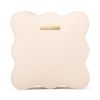 Francfranc Wave Shape Stand Pouch, S, Ivory, Makeup Pouch, Trinket Case, Ivory