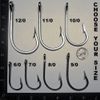 STB Stainless Big Game Hooks Sizes 6/0-12/0 - Super Sharp Fish Tamer Pro Pack (2pk) (12/0)