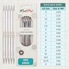 KnitPro Nova Cubics Double Pointed Needles 6" (15cm) | 6.00mm