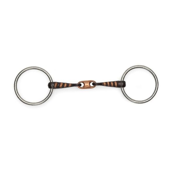 Sweet Iron Loose Ring Snaffle with Raised Copper Bit for Horse (5.5 Inchs)