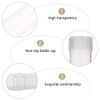 VILLCASE 100pcs 5ml Plastic Sample Bottles Vial Storage Mini Clear Storage Case with Lid Vial Storage Container Test Tube for Small Items