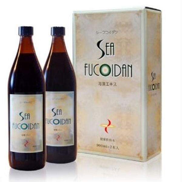 [No cash on delivery] Sea Fucoidan 900ml x 2 bottles  No sugar