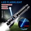 100000LM Flashlight Outdoor Rechargeable High Powerful Tactical Torch Waterproof