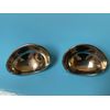 Stainless Steel Corneal Eye Shields - One Pair - Reusable