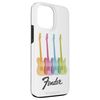 iPhone 13 Pro Max Fender Multicolor Rainbow Stratocaster Rock Guitars Smartphone Case