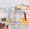 Farberware Pro Angled Measuring Cup, 4 Cup, Red