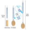 Adjustable Long Handle Shower Brush Dual Side Exfoliating Back Scrubber Massager
