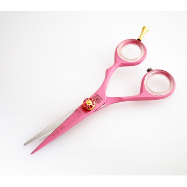 Beautiful Hairdressing Scissors for Hairdressers or Barbers 5" (13cm) in Pink