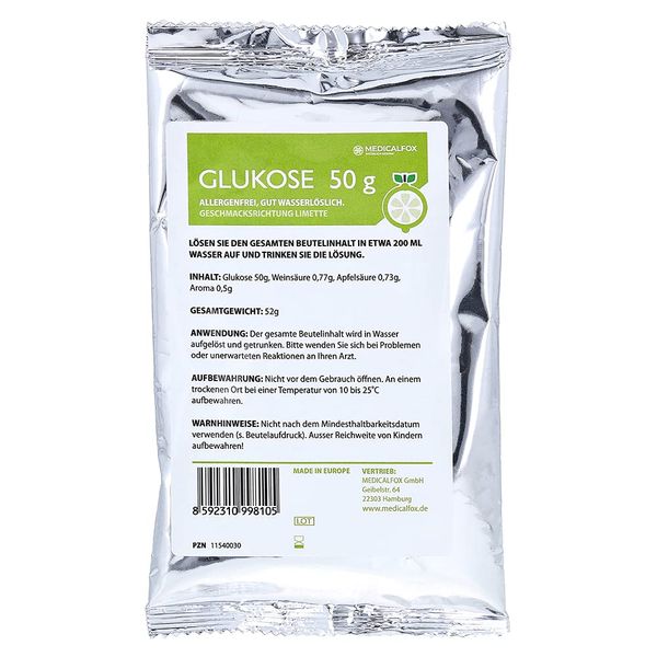 Glucose 50 g Lime Plv.z.Her.e.Lsg.z.Take
