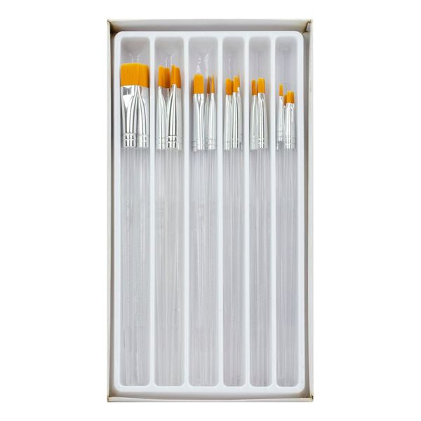 Brushes Paint TAKLON Clear Choice Flat Value Set of 24