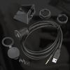BATIGE USB 3.0 & 3.5mm Car Mount Flush Cable, 3ft