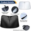 240T Car Sun Shade Windshield Sunshade for Tesla Model 3/Y Front Window UV Visor