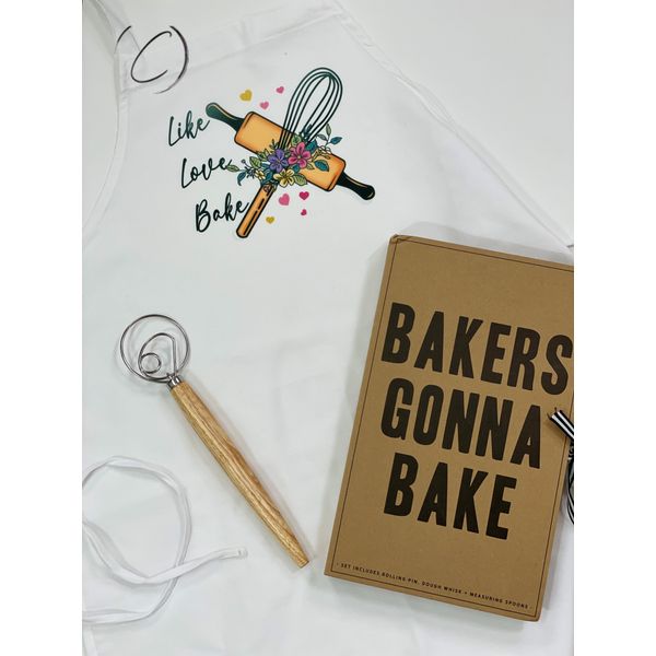 Like, Love, Bake Apron