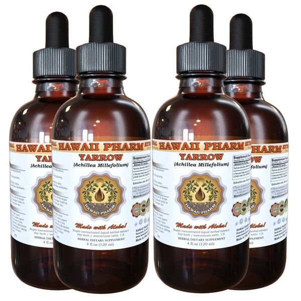 Yarrow (Achillea millefolium) Liquid Extract 4x4 fl.oz