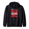 Agile Brain Scrum Lean Project Management Funny PM Coach Zip Hoodie