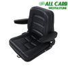 Lawn Mower Universal Fold Down Forklift Seat Armrest Tractor Skid Loader Seat