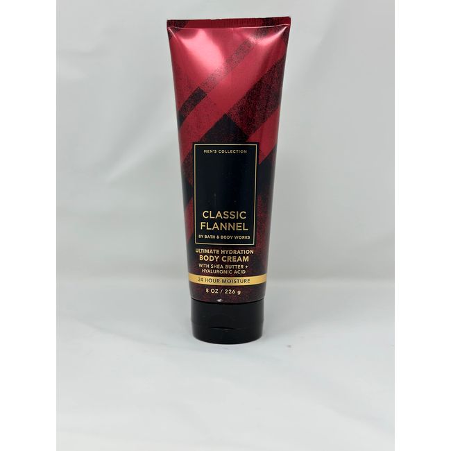 Mens CLASSIC FLANNEL Ultimate Hydration Body Cream 8 oz / 226 g