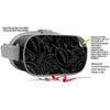Decal Style Skin Wrap Compatible with Oculus Go Headset - Fall White (Oculus NOT Included)
