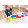 Miniland Translucent Math Color Rings Logic Game with Clear Rings for Light Table