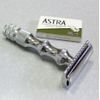 Steel Handle Safety Razor with Chrome Head