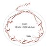 Philip Jones Rose Gold Plated Star Bracelet