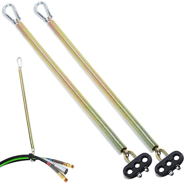 2Pcs 25" Single Tender Spring Kit Heavy Duty Spring for 3-In-1 ABS Air Line Trac