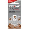 60 Rayovac Extra Hearing Aid Batteries Size: 312 + Battery Holder Kit