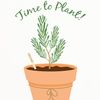 CafePress Time to Plant Standard Size Playing Cards