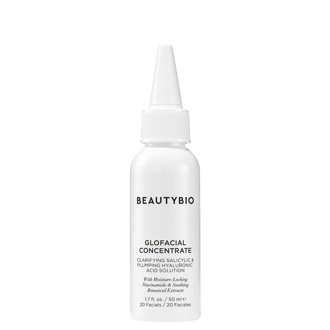 GLOfacial Concentrate. Clarifying Salicylic Acid & Plumping Hyaluronic Acid Solution