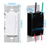 2-Pack 3-Way 0-10V Dimmer Switch 120/277V, Low Voltage Dimmer Light Switch