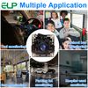 ELP 1080P USB Camera Module with 100 Degree No Distortion Lens,2MP Tiny USB Camera with IMX323 Sensor UVC Video Webcam with Microphone,Compatible with Windows,Linux,Mac OS and Raspberry Pi