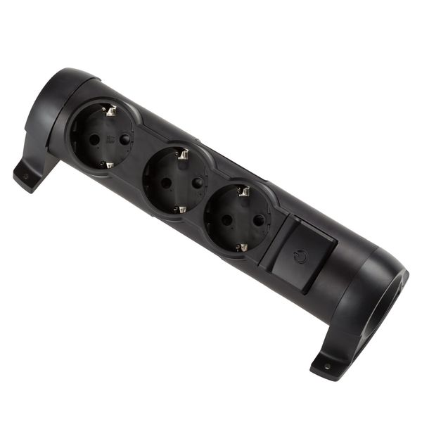 Power Strip, Strip 3 sockets, Rotating Strip, Strip Without Cable, LEGRAND