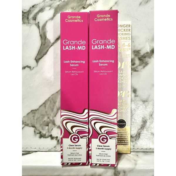 GrandeLASH-MD Lash Enhancing Serum 2ml X2 Tubes= Total 6mo Supply