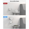 Maxonar Wall Mount, Holder with Integrated Cable Management Space Saving Stand, Compatible with Echo Pop and Google Nest Speaker, White